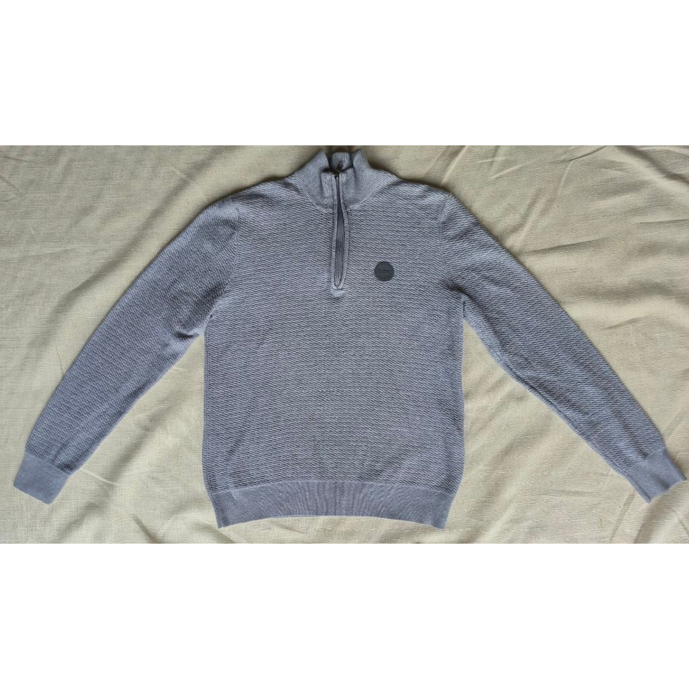 Michael Kors Designer Neutral Fall Minimalist Collared Pullover Sweater Women S